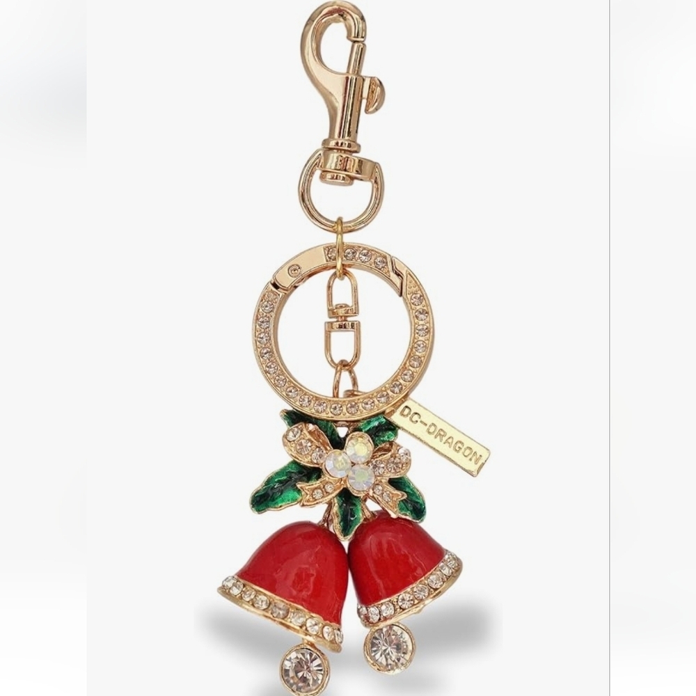 Crystal Bell Cute Rhinestone Bag Charm